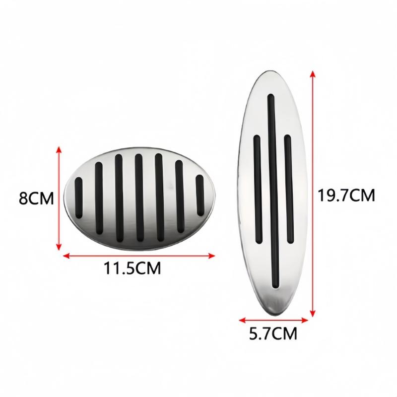 Car Gas Fuel Clutch Brake Foot Rest Pedal Pads Cover for Mini Cooper One Hatch Hardtop Countryman JCW R56 R60 R61 F54 F55