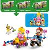 Lego super mario 72036 mario kart – bébé peach et ensemble de grand prix - jouet moto