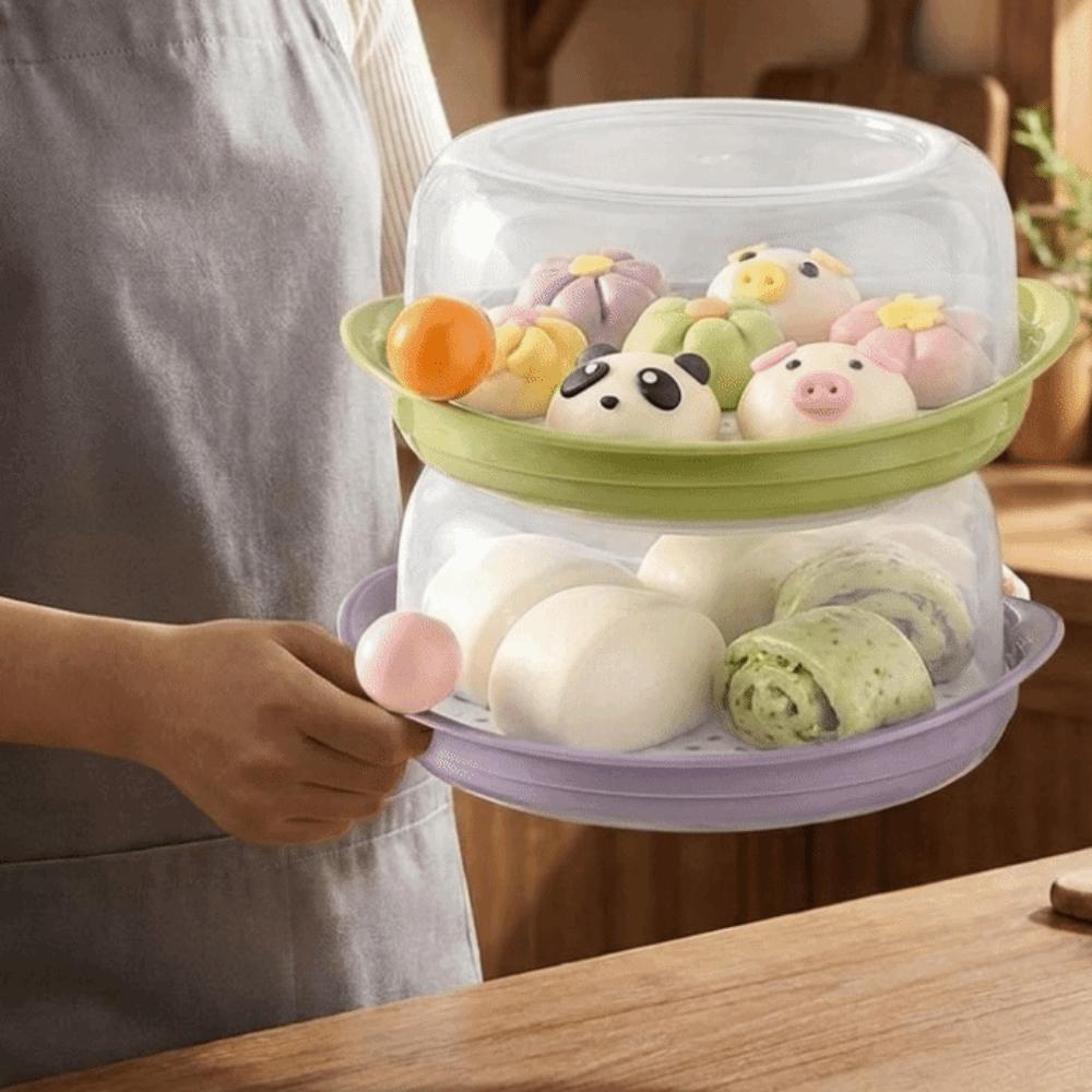 Food Grade Microwave Heating Steamer Quick Cookware Rice Steamer Microwave Steamer Kitchen Use