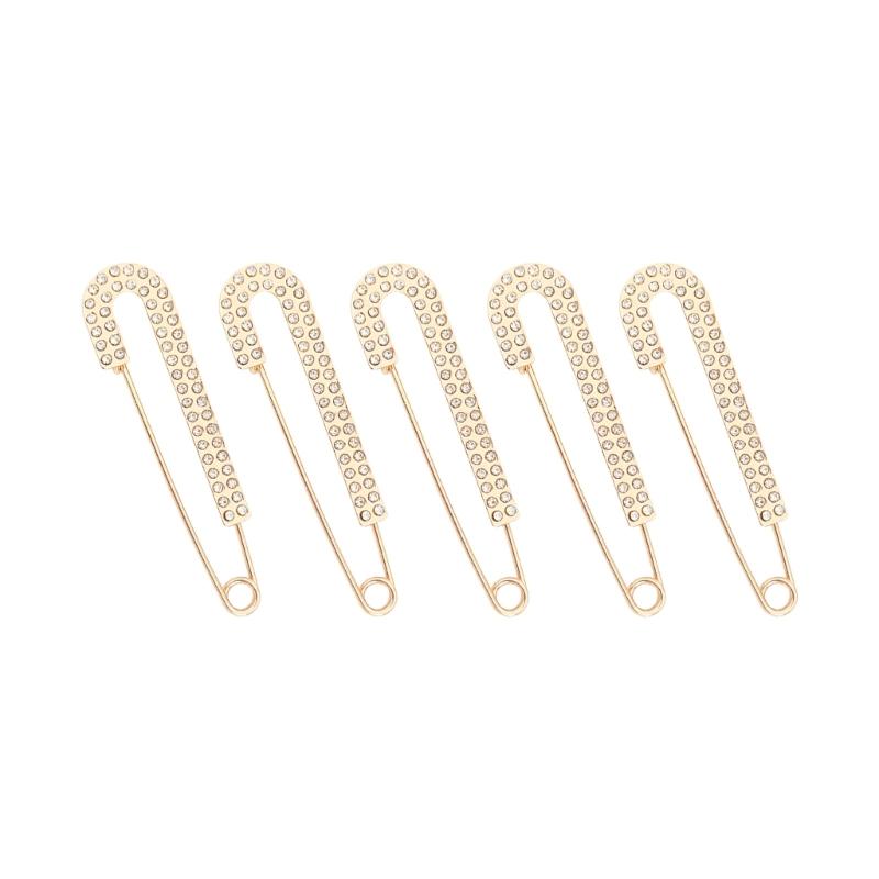 Rhinestones Waist Cinching Clip For Sweaters Coats Metal Decorative Brooch Pin Scarf Accessories Sparkling Decoration
