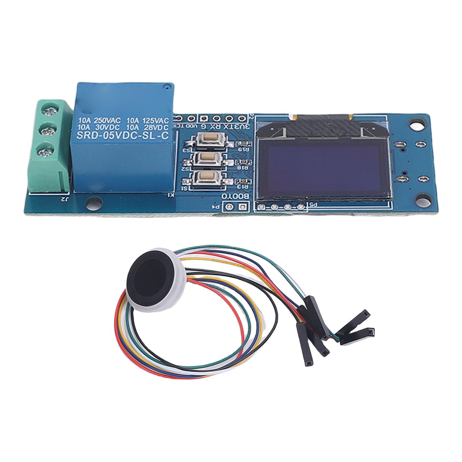 

ZW101 Модуль реле відбитків пальців Модуль реле контролю доступу за відбитком пальця для сейфа Одинарний