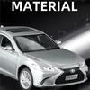 1/24 Lexus ES300h Alloy Car Model Diecasts Metal Luxy Vehicles Car Model High Simulation Sound and Light Collection Childrens Toy Gift