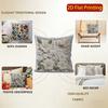 2D Floral Embroidered Pattern Pillowcases For Home Pattern Cushion Cover Suitable For Sofa Bedroom Car Pillow Cover