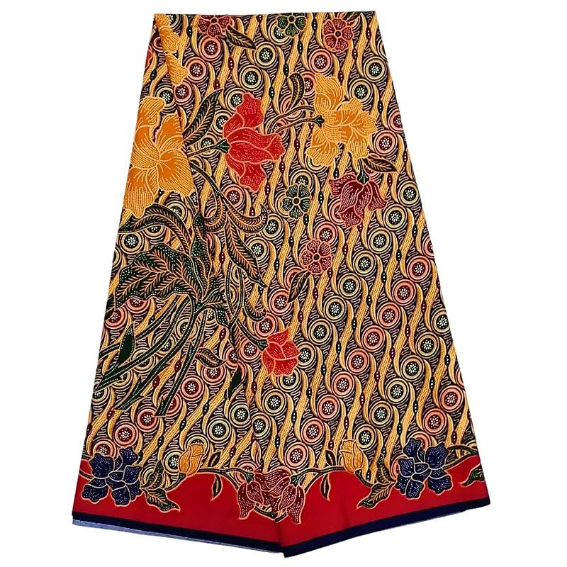 

KINOKINO Thailand batik pattern cotton print material asian ethnic cloth (K)