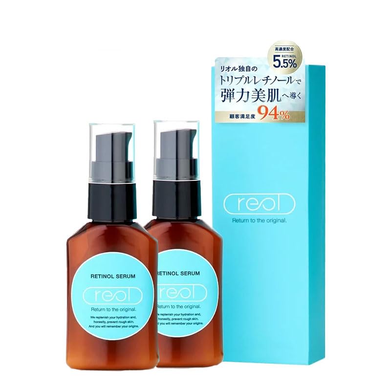[Set of 2] reol Retinol Serum 50g High-Concentration Retinol Serum 5.5% Retinol Beauty Cream CICA