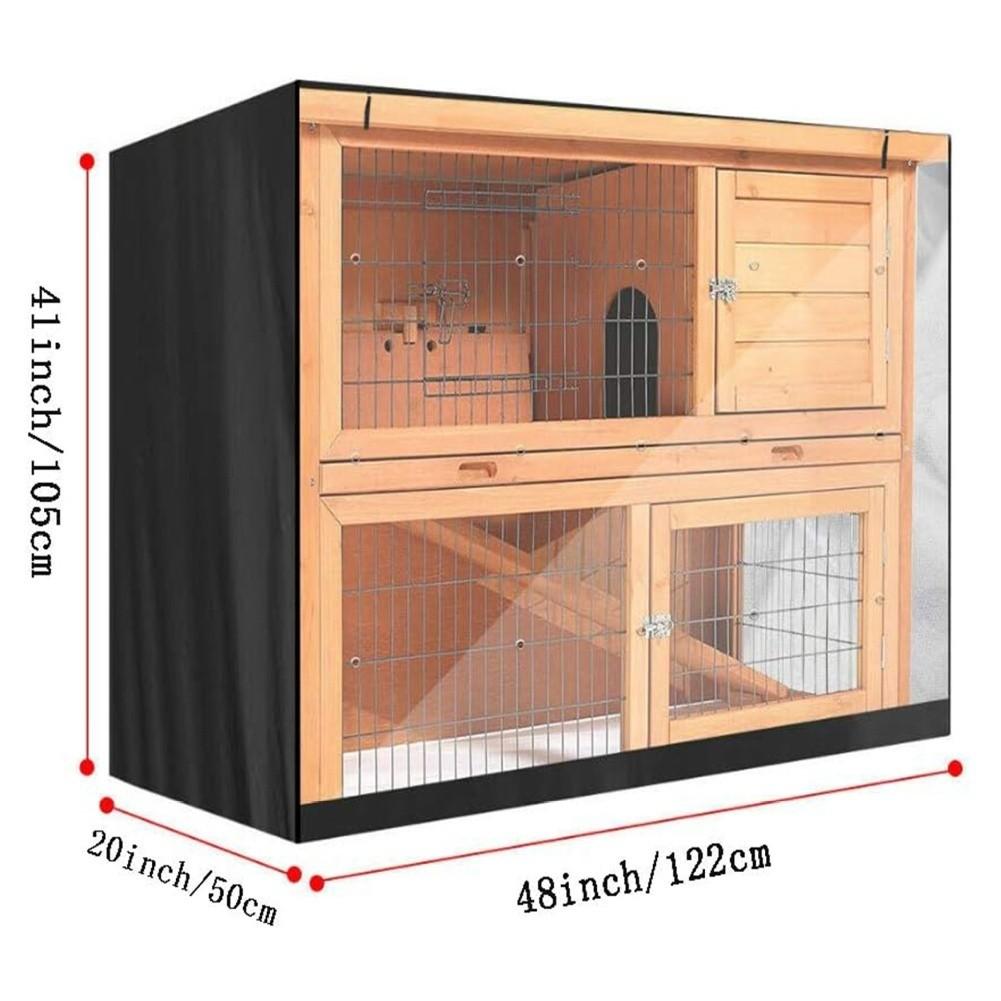 Double Decker Rabbit Hutch Rabbit Shelter Cover Waterproof Rabbit Hutch Cover