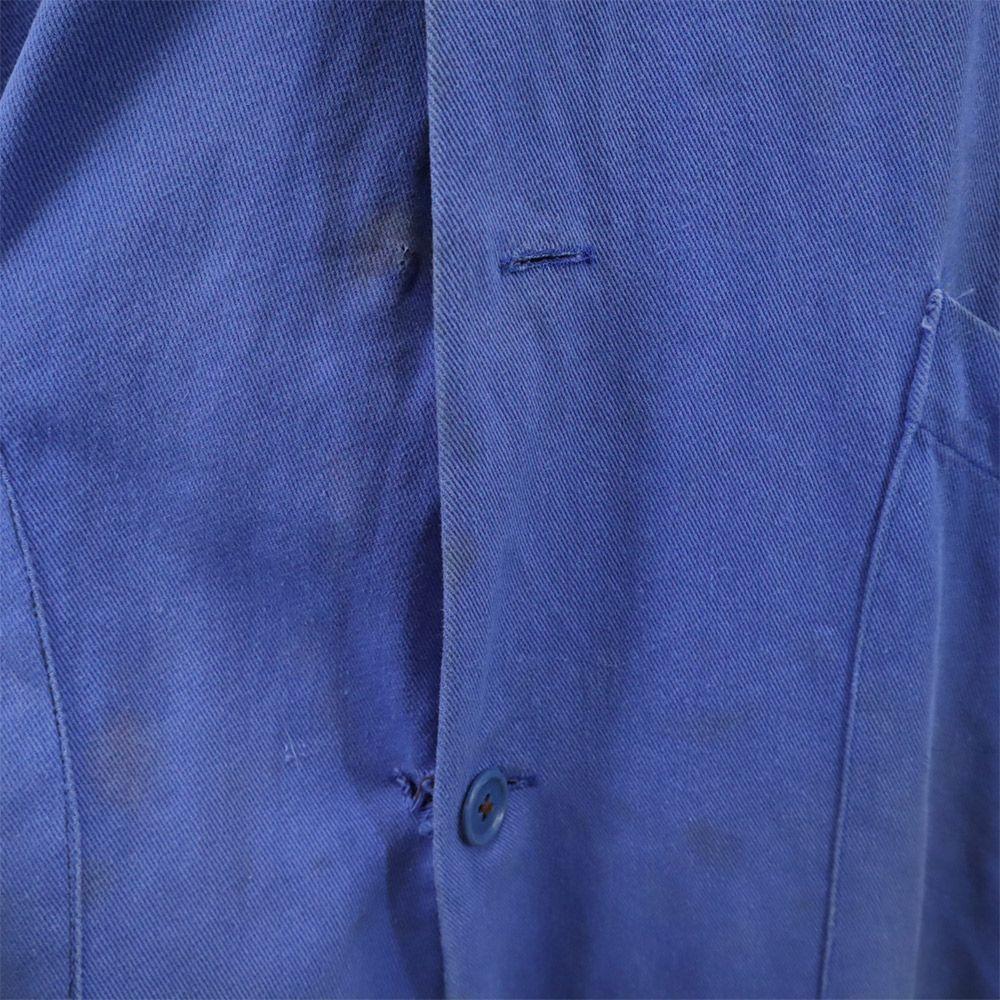Setex 70s Vintage Euro Work work Chester coat blue Men's Used