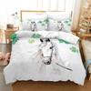 Comforter 3D Bedclothes For Rainbow Horse/Four Leaf Cloverstar Horse Zebra Animal Winter S Bedroom Set Home Textile