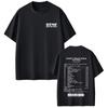 Unisex Oversized Y2K Hip Hop Style Rapper Bad Bunny DTMF Debi Tirar Mas Fotos World Tour Concert Pattern Women And Men T-shirt