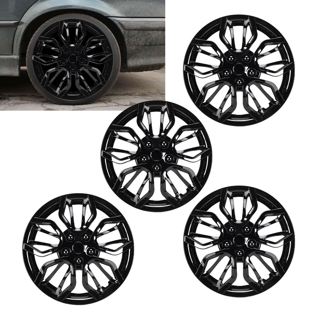 4PCS 15 Inch Wheel   Cover Hub S Clip On Stylish ABS Wheel Hub Cover Replacement for   208