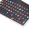 4PCS PVC Material Ukulele Chord Stickers Multi-color Ukulele Note Sticker  For Beginner
