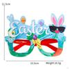 -Glasses , Happy Decorations, Party Favors, -Ears, Eggs, Glasses, Novelty Photo Props,
