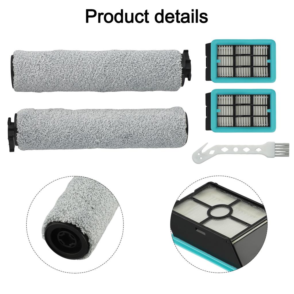 1 Set Replacement Brushes Filters Parts For Bissell For CrossWave 3831 HF2 3845 Home Cleaning Accessories