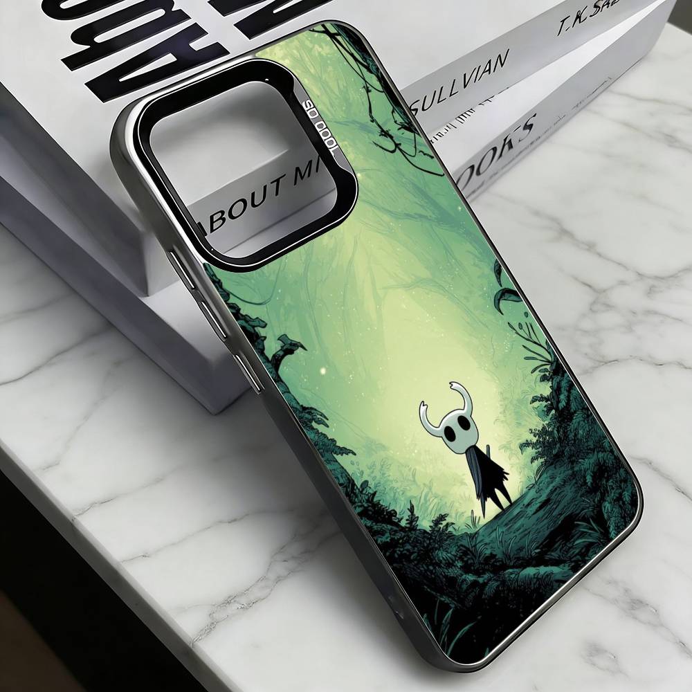 H-Hollow Knight  Phone Case For iPhone 17,16,15,14,13,12,11 Plus,Pro Max,XS,Colorful Silver Phone case Funda Cover
