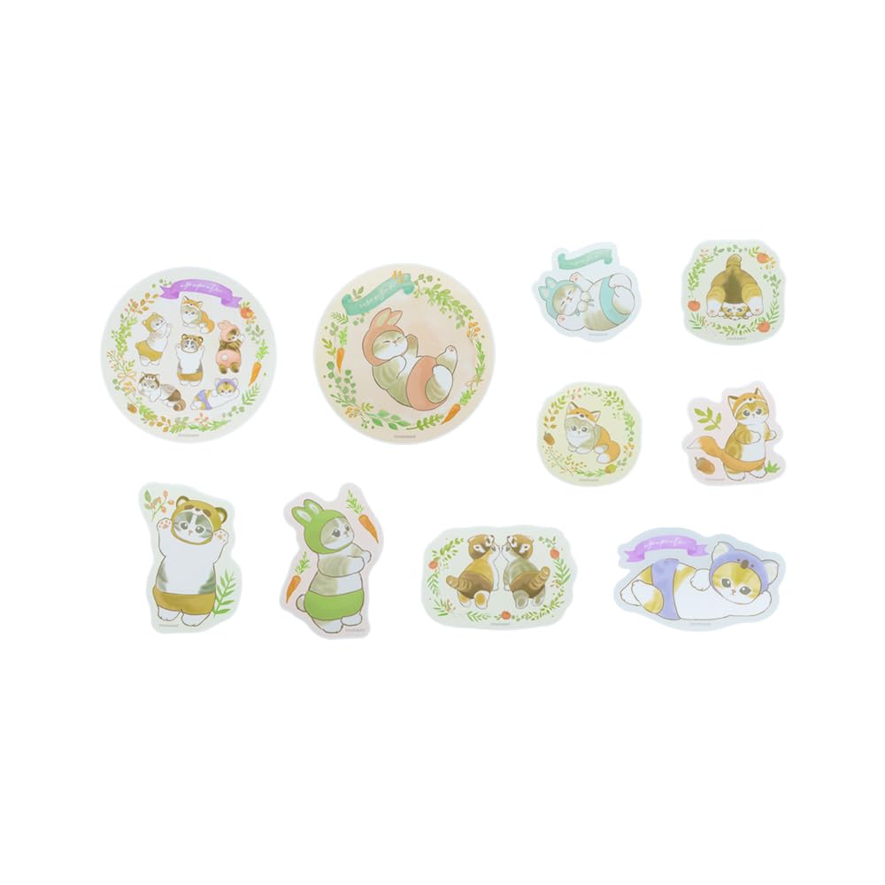 Stationery Mofusand Removable Nyan S8593850 Sun-Star Sticker, Pants!