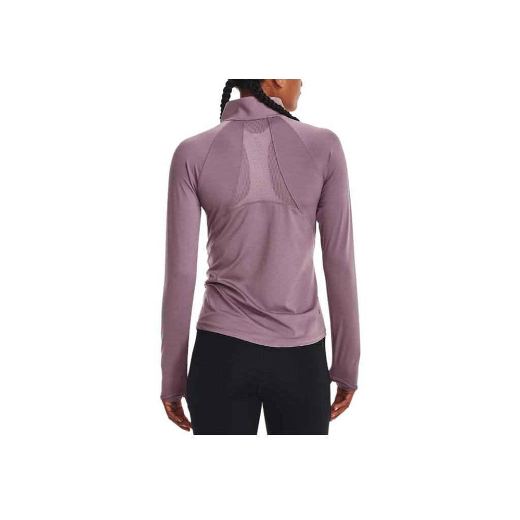 Under Armour Rush Solid Logo Zip Sports Jacket Women Jacket Mist-Purple 1379044-500