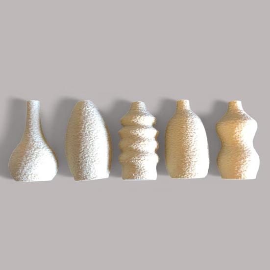 Refrigerator Magnet Vase Shape Resin Decorative Fixing Sticker Fridge Decoration for Air Conditioner