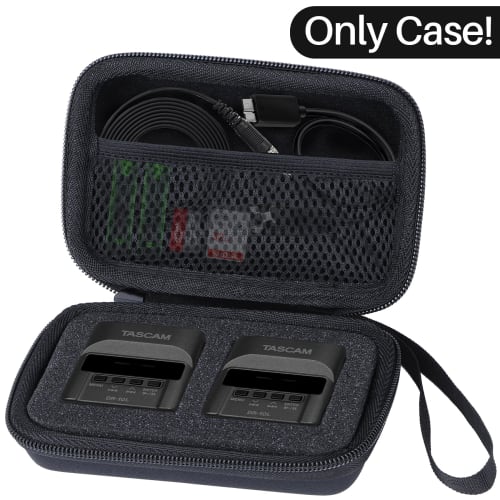 Lebakort Storage Case Compatible with TASCAM DR-10L/DR-10L Pro Lavalier Microphone Recorder