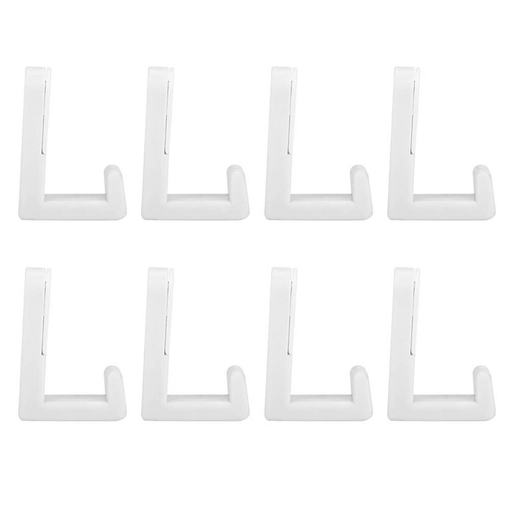 8 Set Cabinet Wall Mounted Single Robe Coat Hat Hook Towel Hanger Holder for Bathroom700W