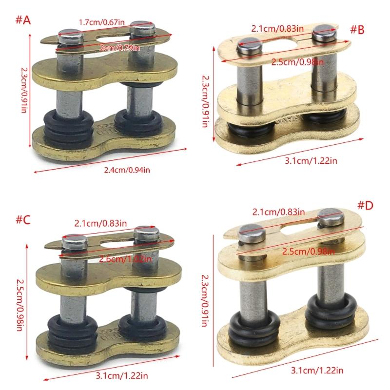DID428 DID520 DID525 DID530 Drive Chain Repair Masters Connector Split Link for Quads Scooters Motorbike Moped