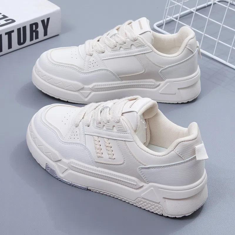 Little White Shoes Female Students Ins Versatile 2025 New Comfortable Autumn Board Shoes High Value Campus Leisure, Sports