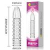 Penis Extension Sleeve Vibrator Extender 8cm Reusable Condoms Soft Delay Ejaculation Dick Sleeve Adult Sex Toys For Men Women