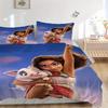 3pcs Moana's Adventure Printed Quilt Set Soft and Comfortable Quilt Cover for Bedroom, Guest Room Q069