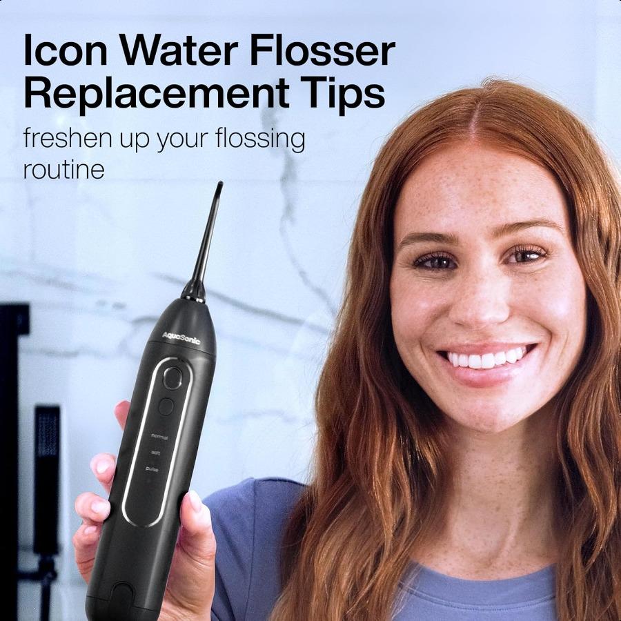 

Насадки для ирригатора Icon 5 шт 4 типа: Стандартные Пародонтологические Ортодонтические и Скребки для Языка Оригинальные Аутентичные Детали United States