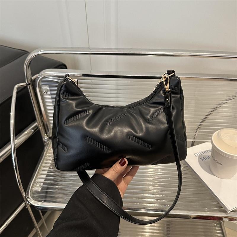 Fashion Shoulder Crossbody Bag With Solid Color Design For Daily Outings Casual