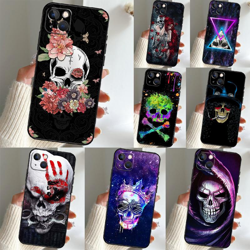 Cool Skull Gothic Case For Realme 15 13 12 10 11 14 Pro Plus GT6 GT7 C55 C51 C35 C33 C61 C65 C67 C53 C71 C75