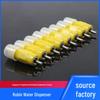 Square Tube Double Seal Chicken Drinker Valve Nipple: Automated Water System Nozzle for Breeding Accessories