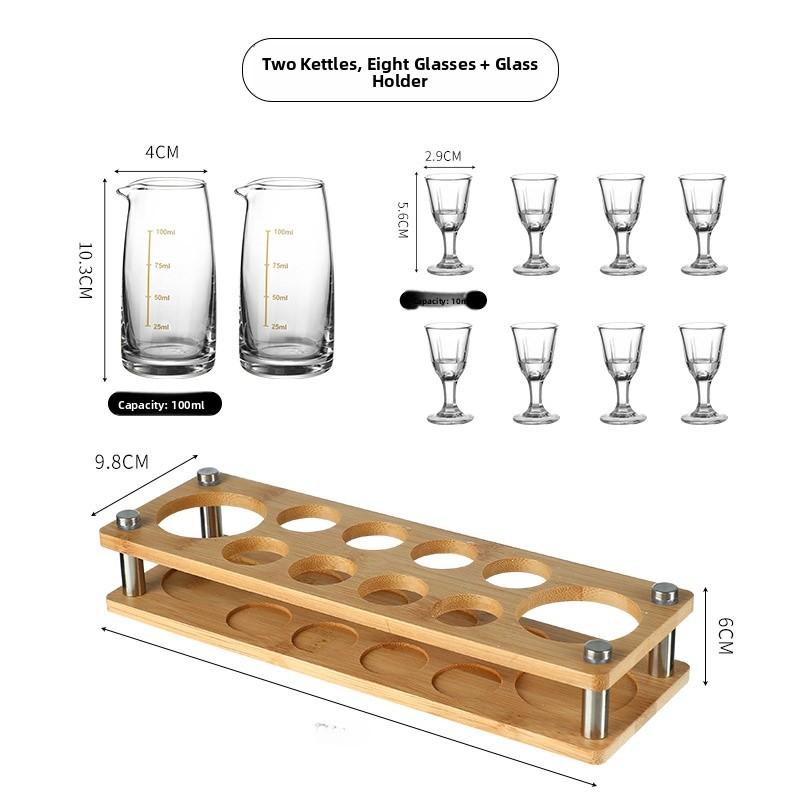 Luxury Small Whiskey Glasses Set Home Use Bullet Cup Pouring Vessel Premium Quality Glassware for Fine Wine And Spirit Tasting