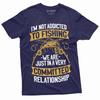 Funny Fishing T-shirt Addicted To Fishing Grandpa Dad Husband Fisherman Shirt