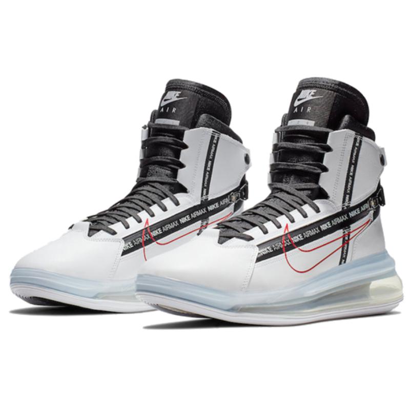 Nike Scarpe da ginnastica Air Max 720 Saturn Bianco Nero Rosso Scarpe casual AO2110-100