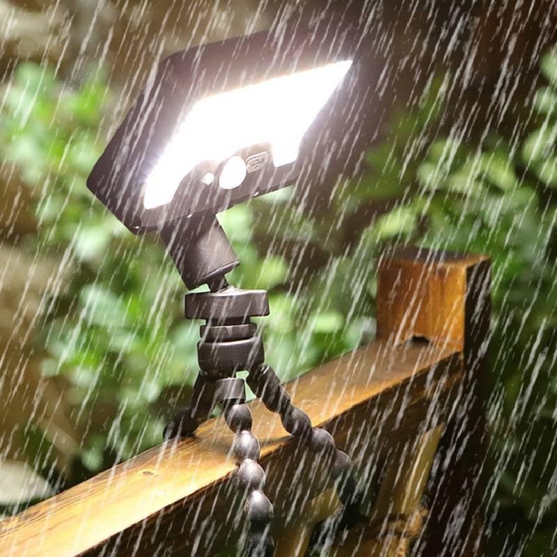 Shaped Octopus Clip Solar Light Outdoor Lamp Courtyards Wall Lamps Waterproof