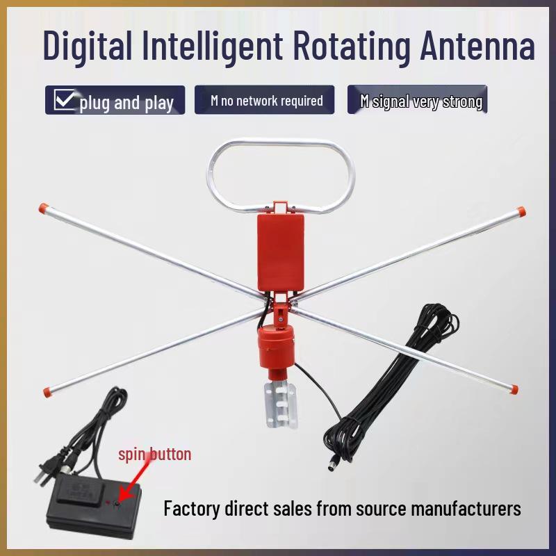Universal Indoor/Outdoor TV Antenna for Digital & Analog Signals in City & Rural Areas