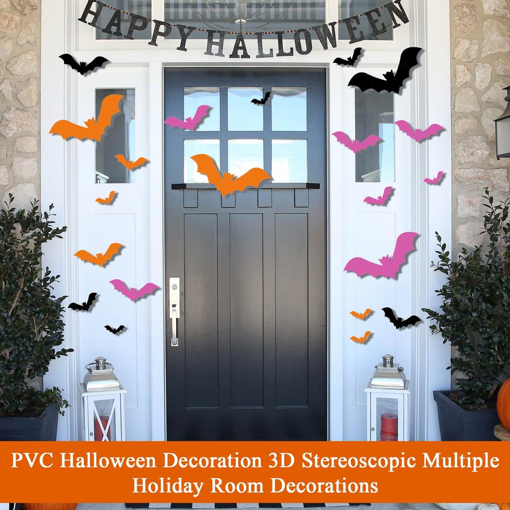 PVC Halloween Decoration 3D Stereoscopic Multiple Holiday Room Decorations