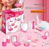 Zestaw toaletki i krzesła dla dzieci: Zestaw do makijażu do zabawy i prezent urodzinowy