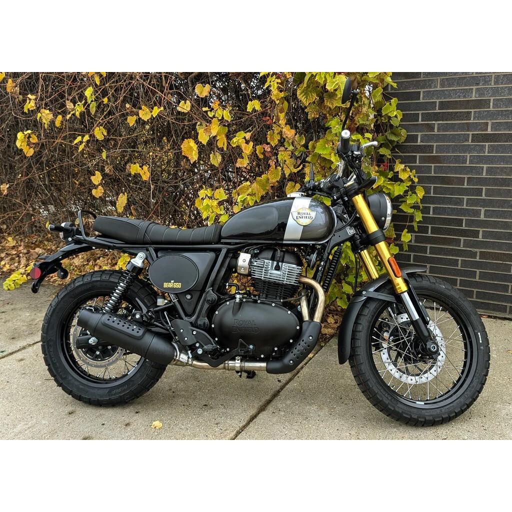 For Royal Enfield Bear 650 "Golden Shadow Side Panel Assembly Right Side"