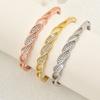 Accessories Diamond-Encrusted Fashion Simple Alloy Bracelet Light Luxury Premium Cold Wind Jewelry