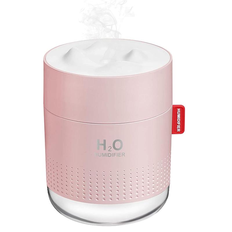 

Портативный мини-увлажнитель 500 мл, небольшой увлажнитель с холодным паром, USB, персональный настольный увлажнитель для детской спальни, офиса, дома CHINA розовый