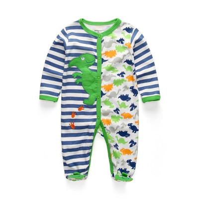 Cartoon Baby Junge Strampler Langarm Baumwolle Säugling Overall Kleidung
