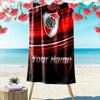 Name Benutzerdefinierter River Plate Druck Strandtuch, Großes Weiches Schnelltrocknendes Handtuch für Strand Camping Schwimmen