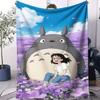 Klassische Cartoon Anime TTotoros Decke Für Büro Reisen Komfort Freizeit Camping Reise Multifunktionale Universelle Decke Ventilator Geschenk