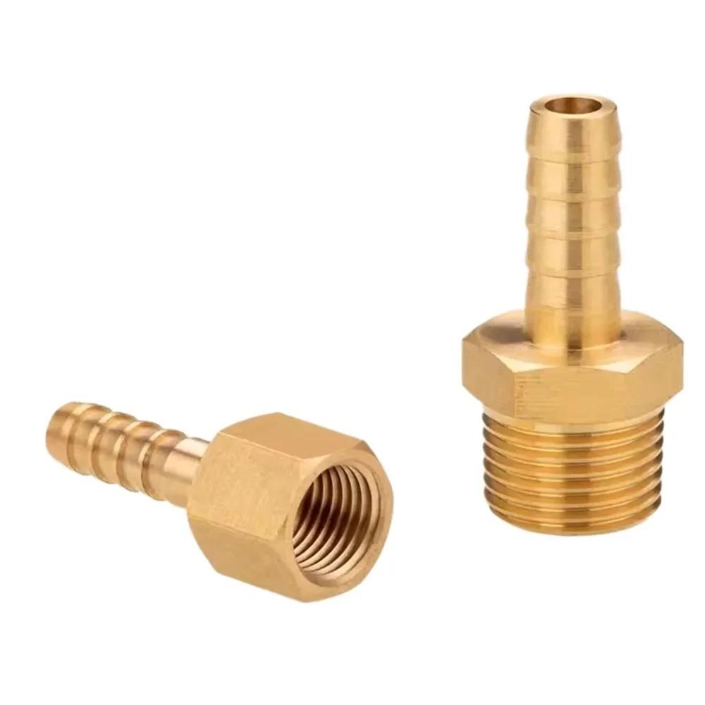 1/8" 1/4" 3/8" 1/2" NPT Female X 1/8 3/16" 5/16" 3/8 1/2 Inch Hose Barb Hosetail Brass Pipe Fitting Connector Coupler Fuel