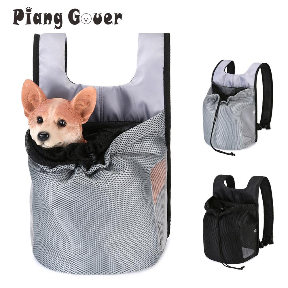 Small Dog Cat Backpack Pet Bag Carrier Double Shoulder Puppy Kitten Travel Bags