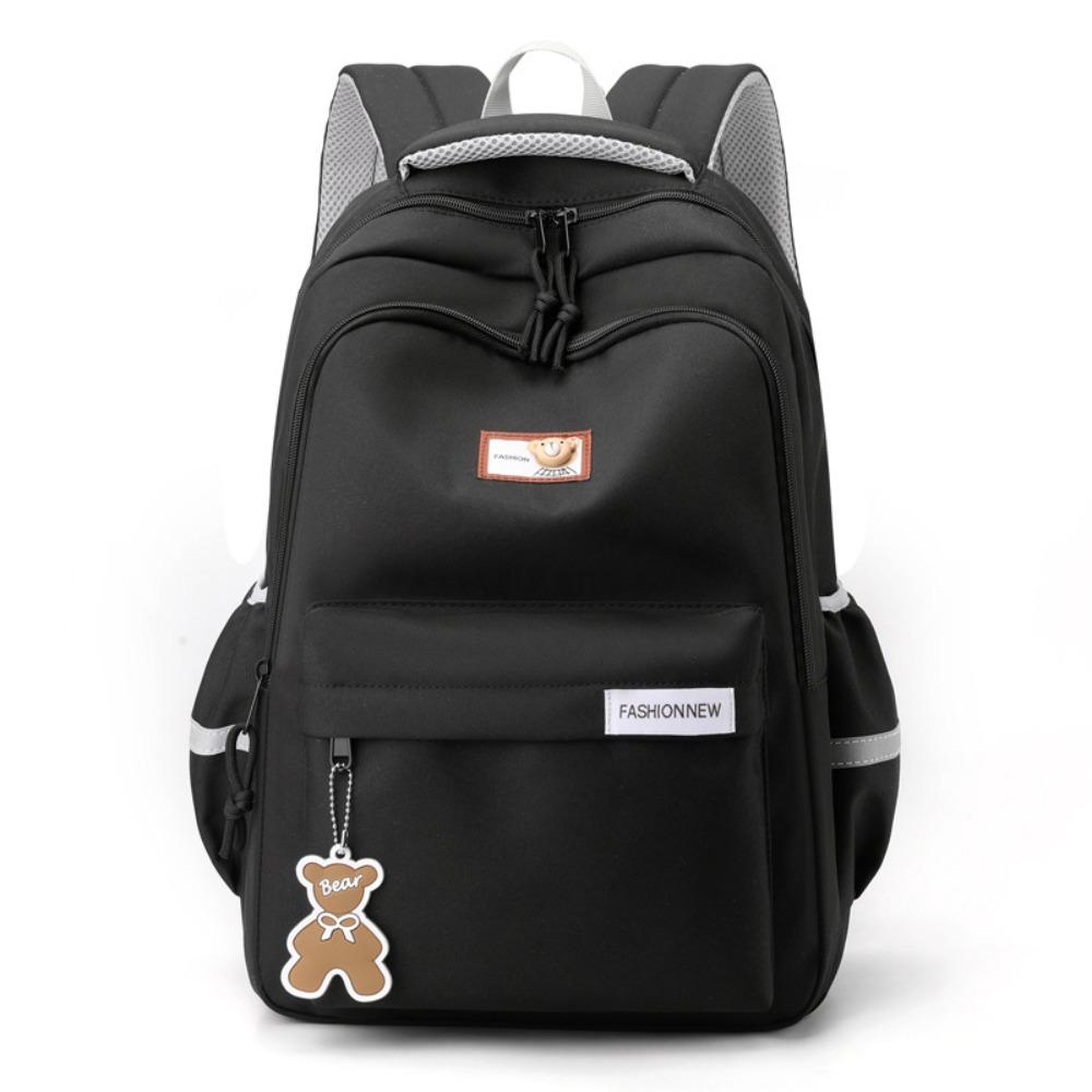 

High Quality Large Capacity Backpack Casual Lightweight School Bag Multifunctional Shoulder Bag Students чёрный