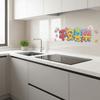 Horse Year Oil-Proof Stickers Cartoon PVC Self Adhesive Wallpaper Blessing Waterproof Heat-Resistant Stickers Cooking Area