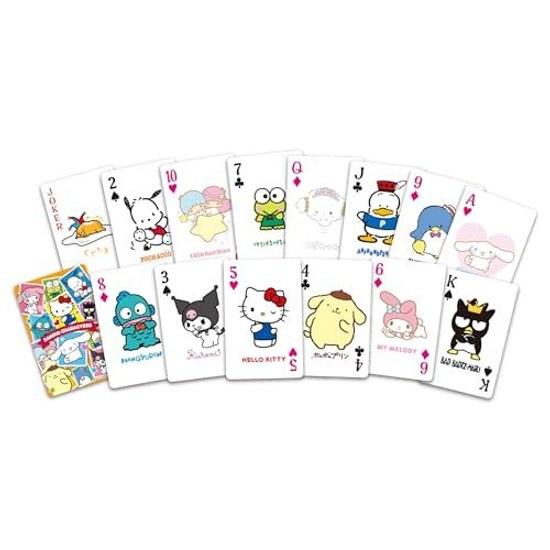 Hanayama Sanrio Characters Picture Matching Card Game Enjoy Two Types Games Suitable Ages 4 Up.