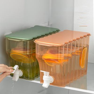 Drink Dispenser for Fridge Refrigerator Cold Kettle Milk Dispenser Beverage Dispenser In Refrigerator with Wide Lide Juice Water Container